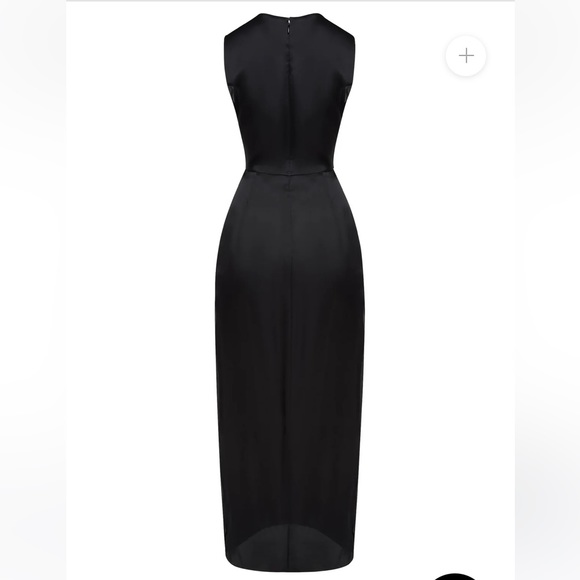 nds The Label SILK ORGANZA COLUMN DRESS WITH JEWEL EMBELLISHMENTS, Size S - Picture 3 of 6